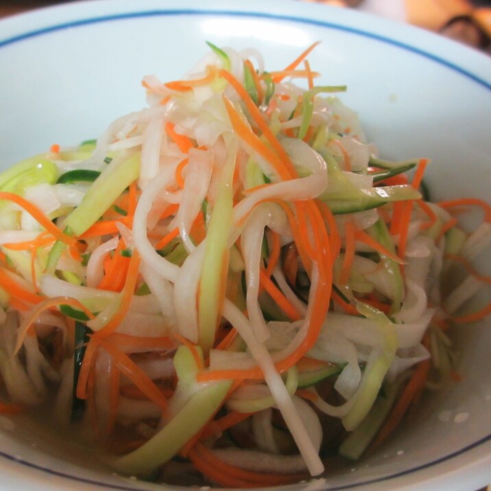 大根 にんじん キュウリのなます レシピ 作り方 By Mococo05 楽天レシピ